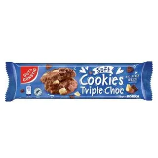 Gut&Günstig Soft Cookies Triple Choc Kekse 175,0 g