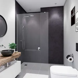 Breuer Duschrückwand Grau