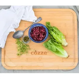 cozze Schneidebrett-Set Holz 1 43 x 35 cm Braun