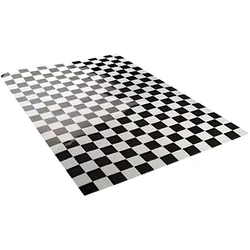 Aufkleber Bogen Schachbrett 20x24cm schwarz / weiß