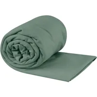Sea to Summit Pocket Towel Reisehandtuch XL- Mikrofaser Strandtuch - Kompakt - Ultra saugfähig & Schnelltrocknend - Leicht - Aufhänger & Tasche - Wandern - 75 x 150cm - Sage