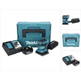 Makita DBO 480 RF1J Akku Schwingschleifer 18 V 112 x 102 mm + 1x Akku 3,0 Ah + Makpac