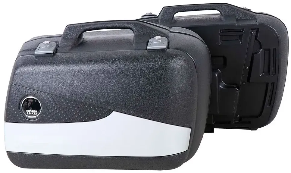 Hepco Becker Junior 30l+40l Seitenkoffer-set - Silver - One Size