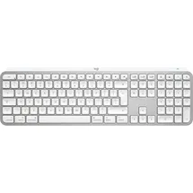 Logitech Keys S for Mac, Pale Grey, weiß/grau, LEDs weiß, Logi Bolt, USB/Bluetooth, US (920-011638)