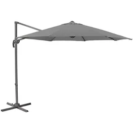 Svita Ampelschirm 290 x 290 cm Grau