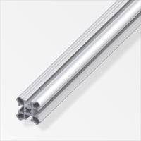 alfer coaxis®-Säulen-Profil, schmal 2.5 m, 27.5 mm, Aluminium, eloxiert