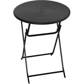 Okwish Gartentisch Klapptisch Ø60 x 73 cm Dunkelgrau