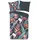 Good Morning Linea Blumen Mehrfarbig 135 x 200 cm + 2 x 80 x 80 cm
