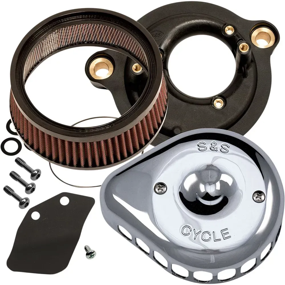 S+s Cycle Harley Davidson 170-0435c Luftfilter - Black - One Size