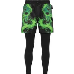 PLEIN SPORT Herren Tight SPLASH EXTREME, Schwarz, L