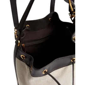 Ted Baker Schultertasche Tashah Belt Detail Canvas Herringbone Shoulder Bag Brn-Choc