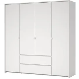VCM Kleiderschrank Next 197 x 200 x 0 cm Weiß