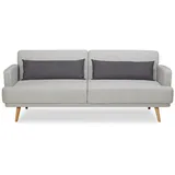 SalesFever Schlafsofa 2,5-Sitzer Webstoff Grau