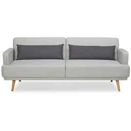 SalesFever Schlafsofa 2,5-Sitzer Webstoff Grau
