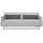 SalesFever Schlafsofa 2,5-Sitzer Webstoff Grau