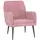 vidaXL Einzelsessel Samt 62 x 79 x 79 cm rosa