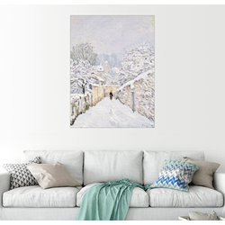 Posterlounge Wandbild, Schnee in Louveciennes 70 cm x 90 cm