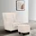 Home Affaire Ohrensessel »Chilly, Sessel mit Hocker und Federkern-Polsterung, (Set, 2 St., bestehend aus Sessel und Hocker), in Cord und Microfaser-Bezug, Unser Dauertiefpreis