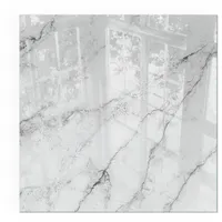 Tulup Bodenplatte Glas 50 x 50 x 0,4 cm Weiß