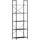 Homcom Bücherregal 60 x 30 x 170,5 cm Schwarz