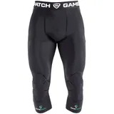 gamepatch 3/4 Knee Padding Tight Tight schwarz,