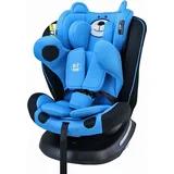 TWT I-SIZE Plus DELUXE BlueBear Kindersitz mit 360 Grad drehbarem Isofix-System-BUF BOOF 0, 36 kg - Ocker