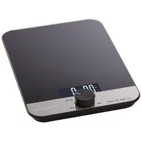 KitchenAid digitale Küchenwaage, Glas, für nasse und trockene Zutaten,