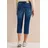 Cecil 3/4 Slim Leg Jeans im Casual Fit mid Blue used wash, 29 - 29W / 22L