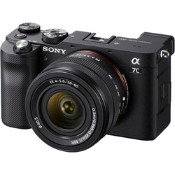SONY Vollformat-Digitalkamera "ILCE-7CLB - Alpha 7C E-Mount mit SEL2860" Fotokameras FE 28–60 mm F4–5,6, 24,2 MP, 4K Video, Echtzeit-AF schwarz Sonstige Digitalkameras