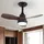 JDONG 50 cm Deckenventilator Weiß