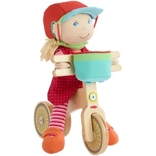 HABA Puppen-Set Laufrad-Set Annelie Holz-Laufrad Rosa 2011906001