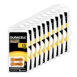 60x Duracell Activ Air 13 Hörgerätebatterien (10x 6er Blister) orange