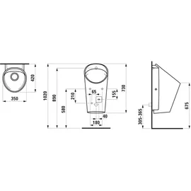 Laufen LEMA Absaugurinal (H841192A004011)