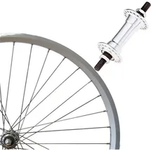 Roland Vorderrad 26"1 3/8\" silber Kasten-Alu, Alunabe