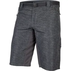 Herren Shorts Mit Belüftungsöffnungen dunkelgrau 2XS