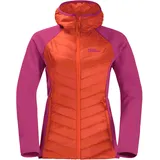 Jack Wolfskin Damen Routeburn Pro Hybrid Jacke (Größe S, orange)