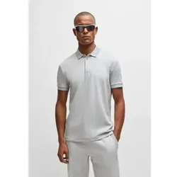BOSS für Herren. 50532943 Poloshirt Paddy grau (S), Lässig, Baumwolle, Kurzarm