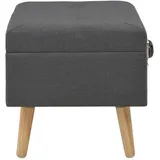 vidaXL Hocker mit Stauraum 3 Stk. 0 x 0 x 0 cm Dunkelgrau