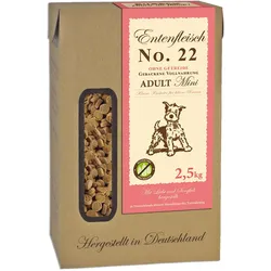 Bubeck Adult Mini Nr. 22 Entenfleisch Hundetrockenfutter 2,5 Kilogramm