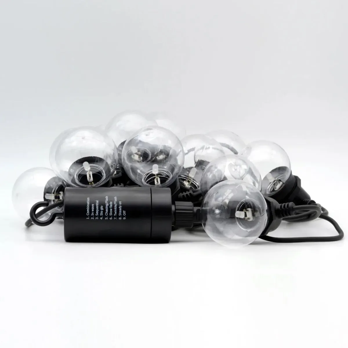 RealPower 463614 Lichterkette 4,9 m 12 Lampen LED