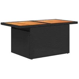 vidaXL Garten-Sofagarnitur 9-tlg. schwarz