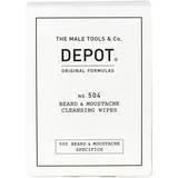 Depot 504 Beard & Moustache Cleansing Wipes 12er Pack