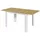 matkam Ausziehbarer Tisch Kongo EXT H 75 x B 120-170 x T 80 cm, Schlichte, geradlinige Optik, laminierte Möbelplatte, Kratzfest, (Artisan Eiche-Weiß)