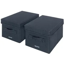Leitz Aufbewahrungsbox 19 x 28,5 x 16 cm 2-tlg. grau