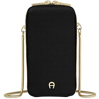 AIGNER Umhängetasche Handytasche mit Kette schwarz