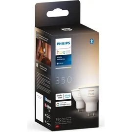Philips Hue White Ambiance 62929800 5W GU10 2 St.