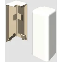 EGGER Außenecke Kubisch 6 cm Universal Weiß 2 Stück