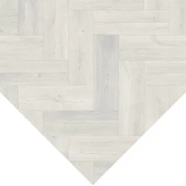 Primaflor PVC Boden TURIN - Fischgrät Weiß 009S - 2,00m x 1,50m,