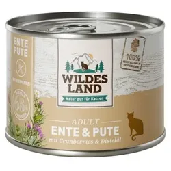 WILDES LAND Adult 6x200g Ente & Pute