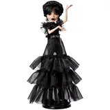 Monster High Wednesday Puppe, Rave’N Wednesday Sammelfigur in schwarzem Gothic-Kleid, inspiriert von der Tanzszene, Premium-Accessoires und Puppenständer, HXJ03